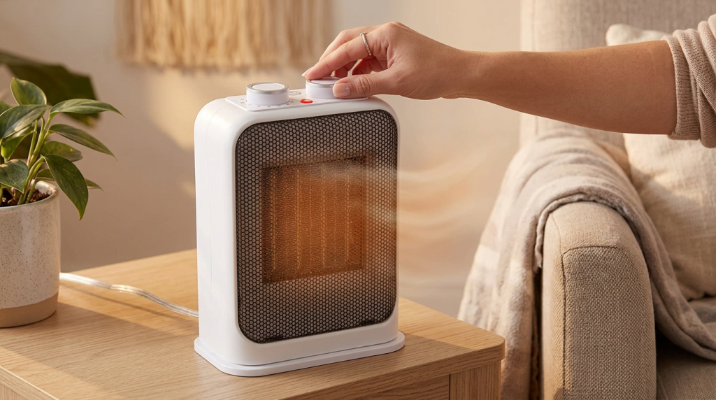 termoventilatore caldospazio mechanical bianca
