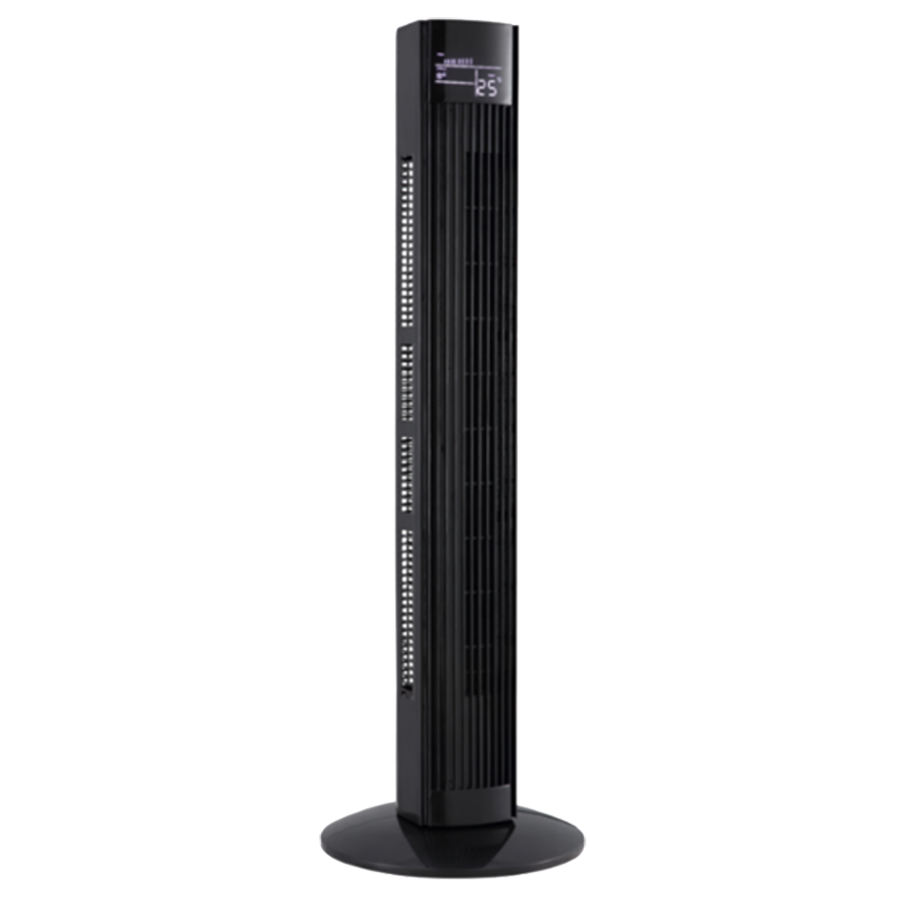 Ventilatore a torre nero OBELIX / Black OBELIX tower fan / Schwarzer OBELIX-Turmventilator