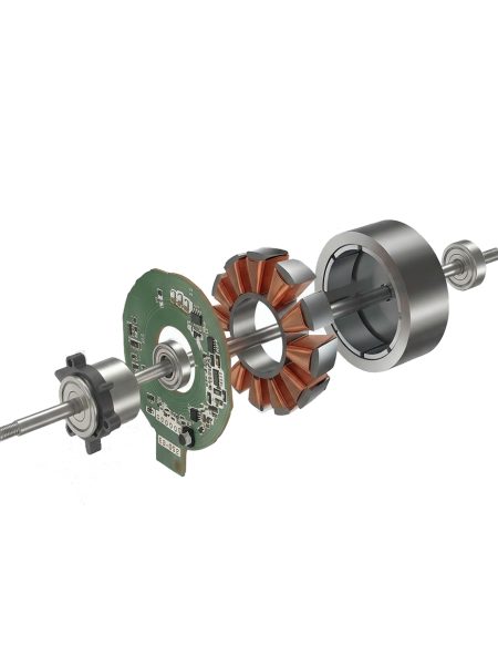 Motore DC di un ventilatore / DC motor of a fan / Gleichstrommotor eines Ventilators